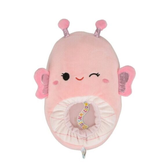 NEW 2-3 Little Girls Plush Maribel the Butterfly Squishmallows Slippers - Picture 3 of 3